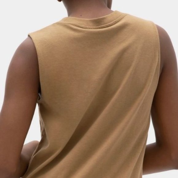 Everlane Weekend Pocket Tee Midi Dress - Brown - Picture 3 of 5